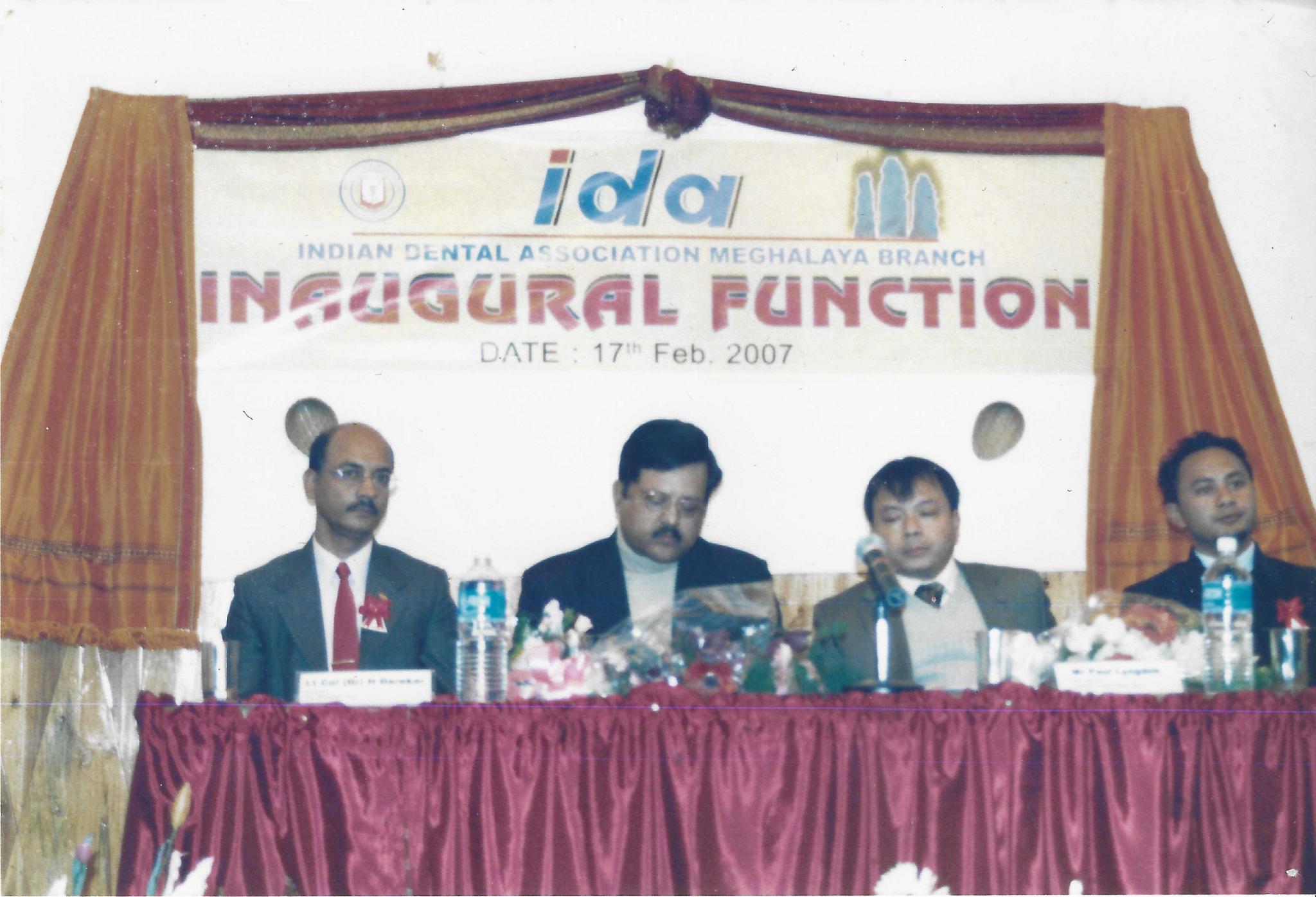 Innaugral IDA Meghalaya Function